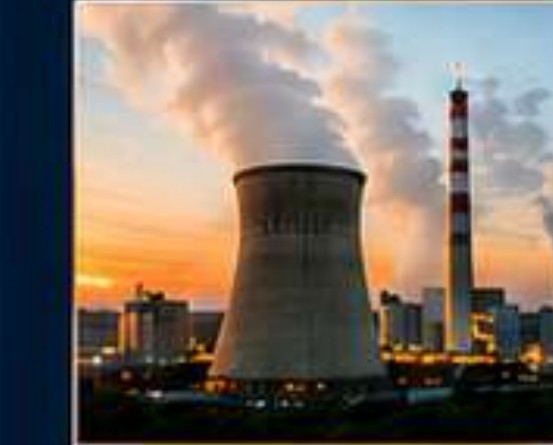 Thermal power plant cooling towers